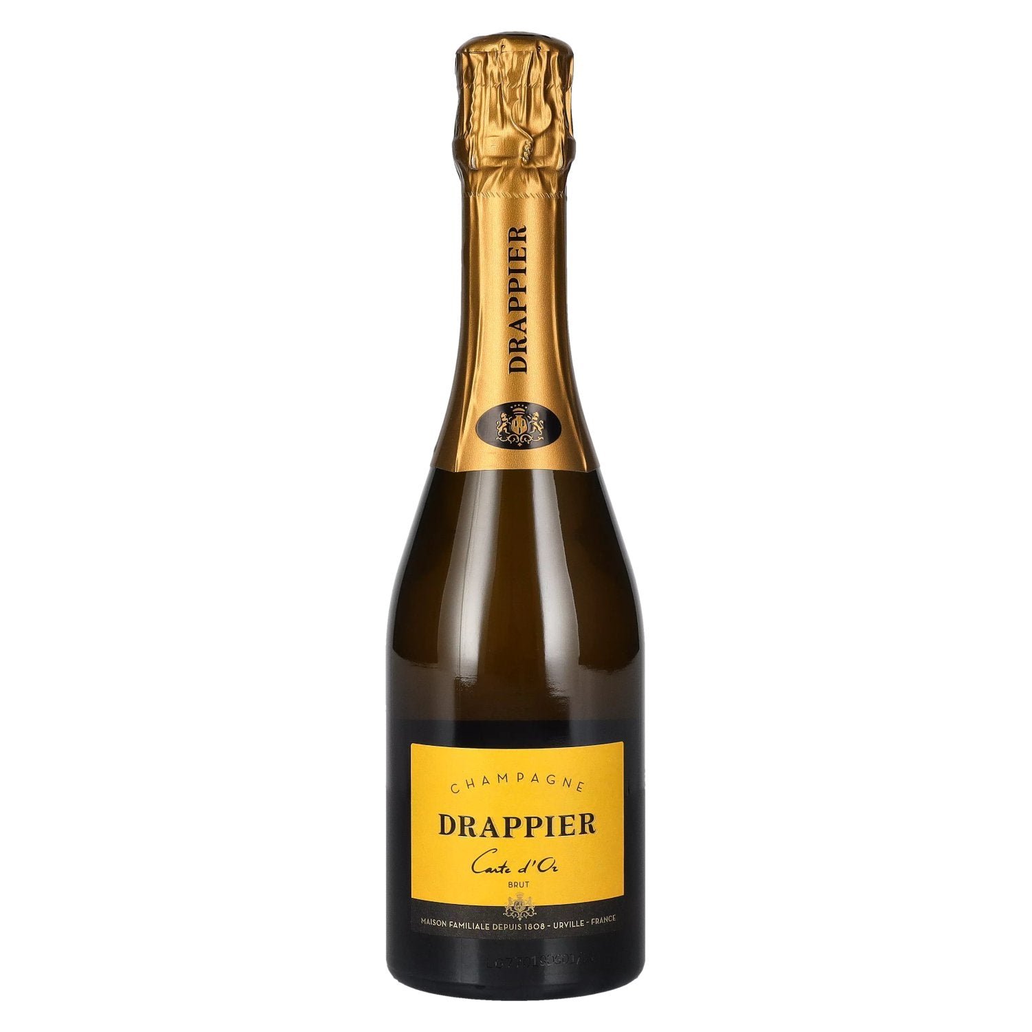 eb188bf13126dd6c7067251bc285bb8fcff0931b53d57601c284f90f08e1b46f.jpg Champagne Drappier Carte d'Or Brut 12% Vol. 0,375l - Image 1