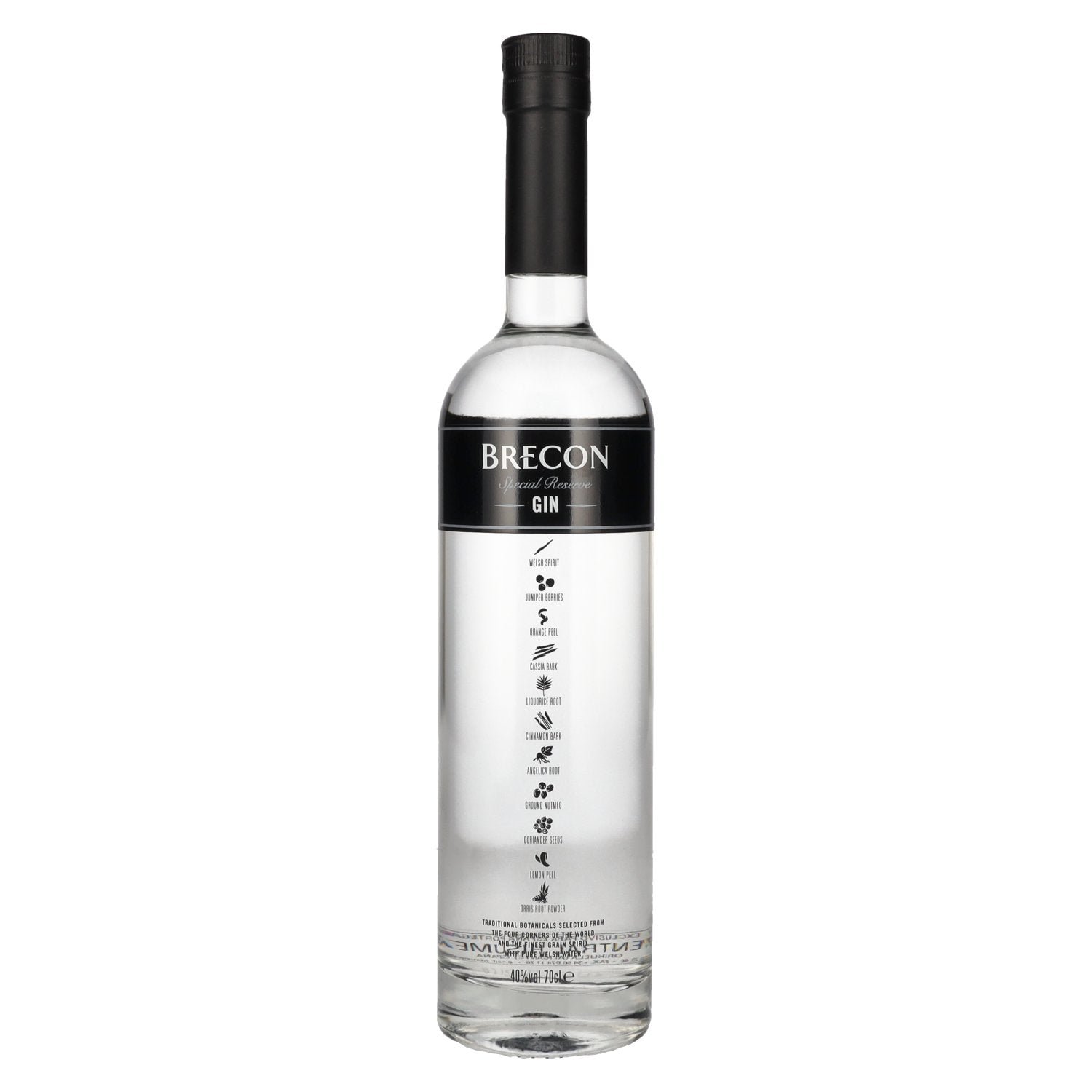 eb2f1e6b421d575841de85b745397373e3204c80558f59bd2e9d10f38f1b5900.jpg Brecon Special Reserve Dry Gin 40% Vol. 0,7l - Image 1