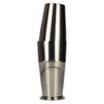 Cocktail shaker with a stainless steel bowl and a stepped base - Image 2