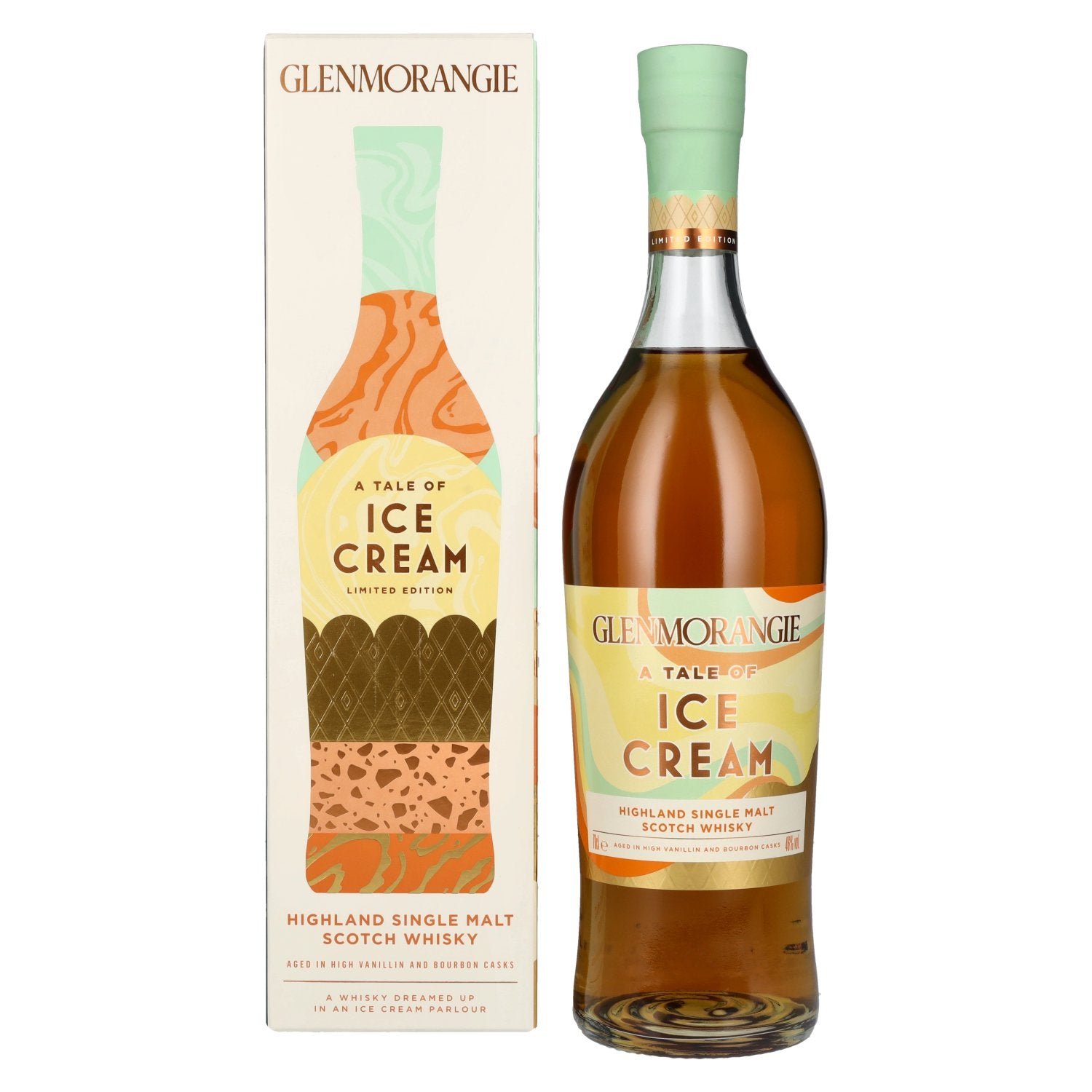 ec7030b23cccbc52348d236baa9de73b214810db104ea53734d4dd9014f749e0.jpg Glenmorangie A TALE OF ICE CREAM Highland Single Malt Limited Edition 46% Vol. 0,7l in gift box - Image 1