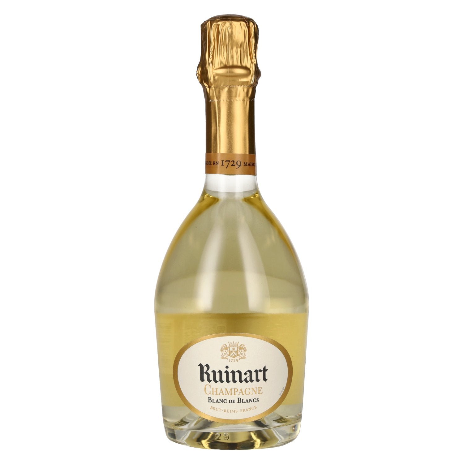 ee5f0183015ec4a9b0e324eb21a985b95414afc0a0ba8a8a520f2b9b85a1745e-1-1.jpg Ruinart Champagne Blanc de Blancs Brut 12.5% ABV 0.375l - Image 1