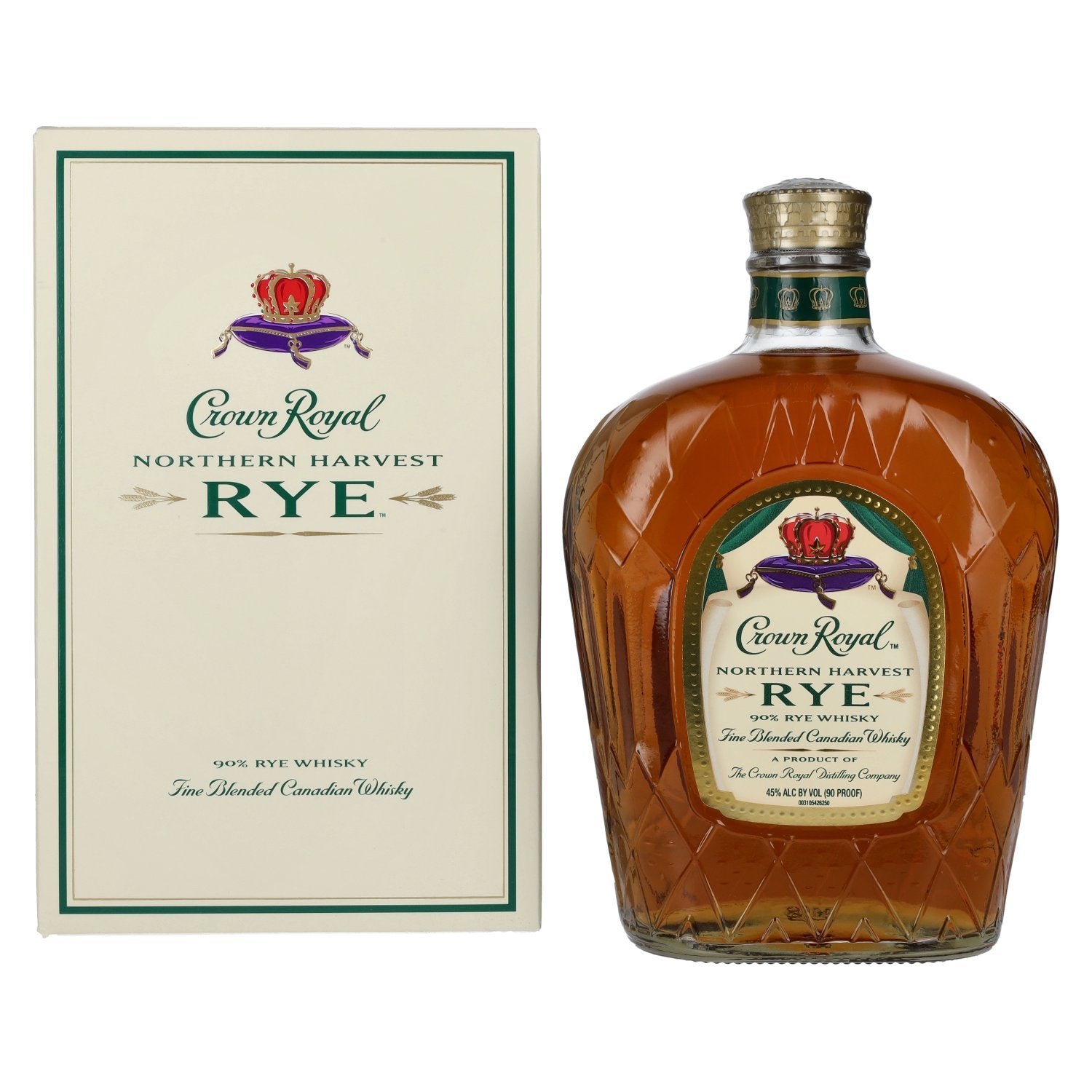 f0bb138ad67d10913f342b15182d4d72700c9f4cf12dea8a097e8c263a7c5ea4.jpg Crown Royal Northern Harvest Rye 45% Vol. 1l in gift box - Image 1