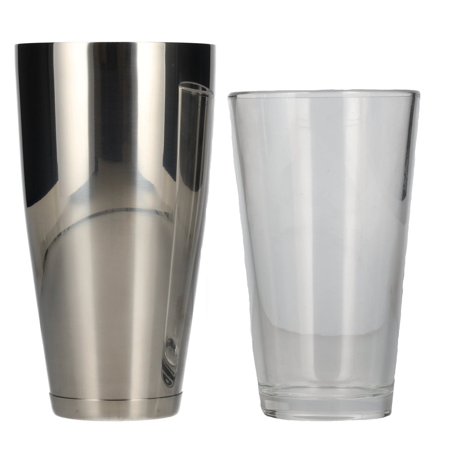 f72cd56d761110b9b396354b28ff09344ef246aaff173362f9ff9a360cfa23fd.jpg APS Boston Shaker Silver 2-piece with glass - Image 1