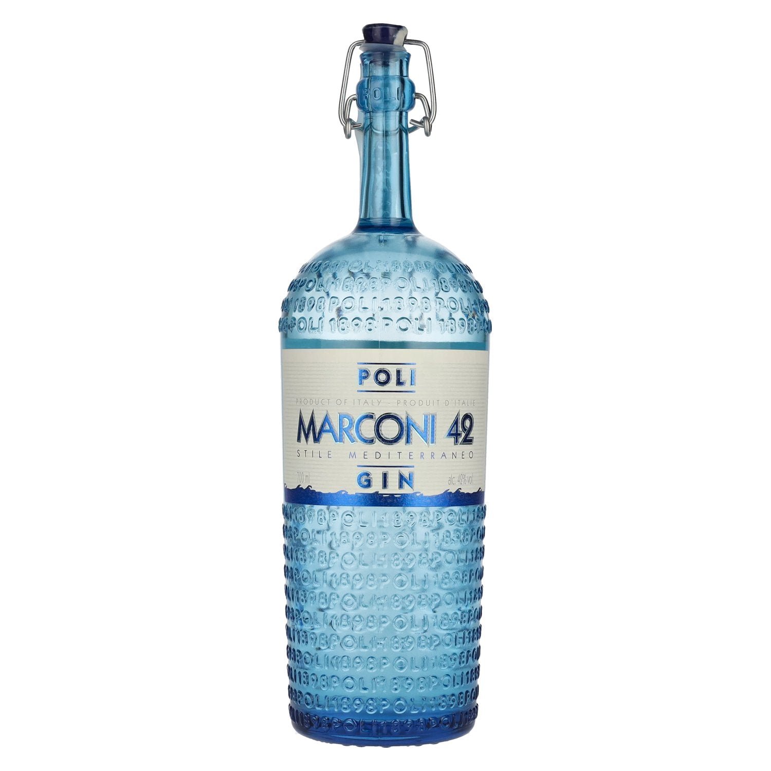 fa4c83e7c33be8c723a894fd3a831da75e6020940a886e76f971b37f94eb247c.jpg Poli Marconi 42 Gin 42% Vol. 0,7l - Image 1