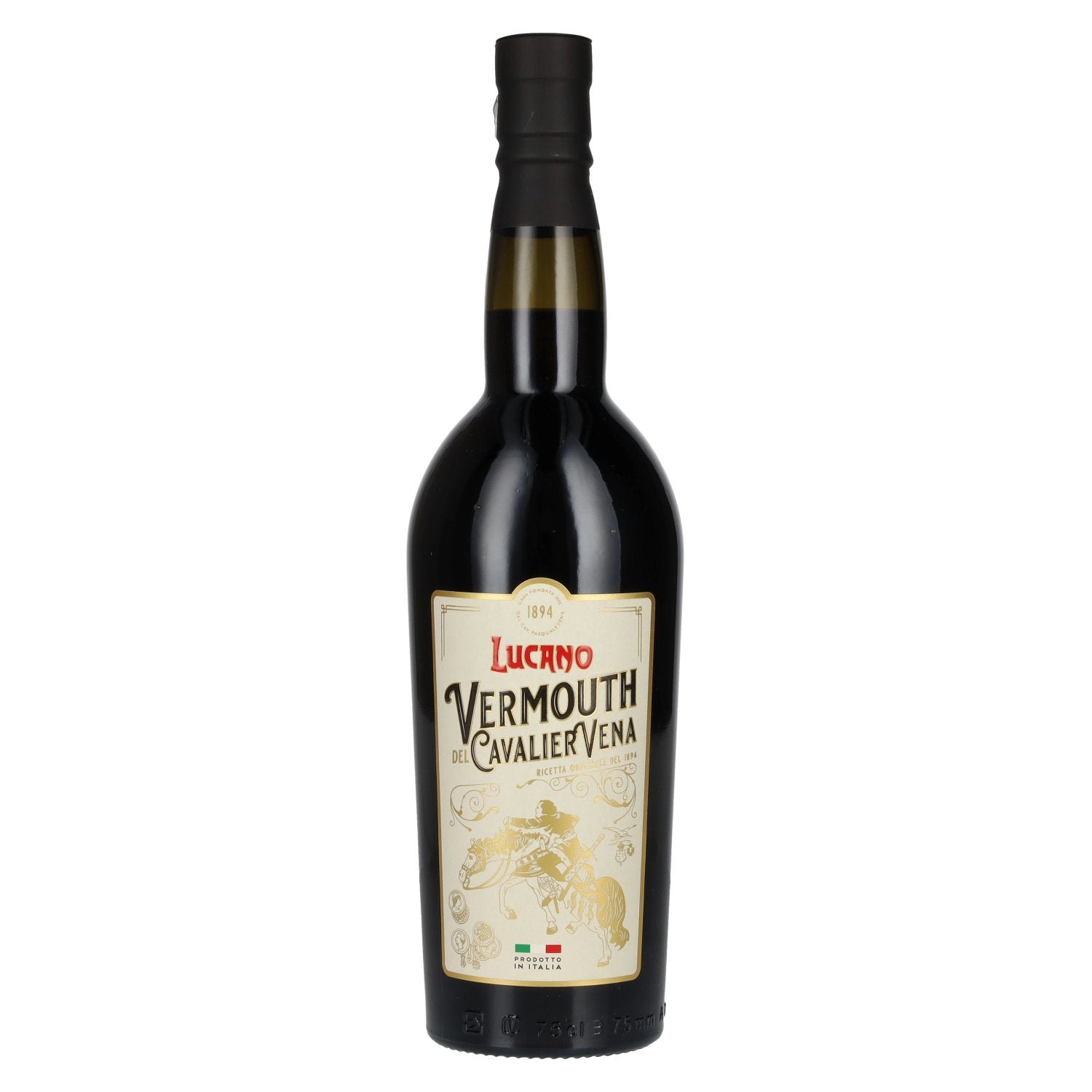 faaf8f71cfedc346e30177499e46777310d94abc6093da66417bd79f7568fbcd-1.jpg Lucano Vermouth Del Cavalier Vena 18% ABV 0.75l - Image 1