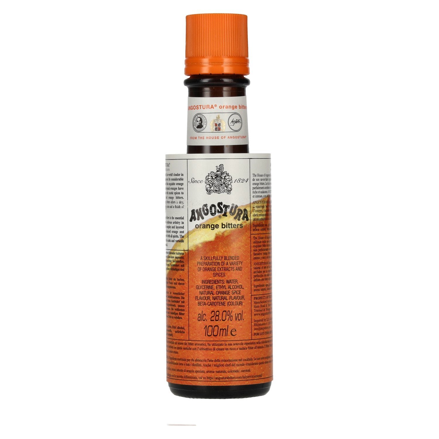 fb5ee6290e7a44fd1c9fcf3b898c4a59174c2c638a0cfa094f6288a000c41386.jpg Angostura Orange Bitters 28% vol. 0.1 l - Image 1