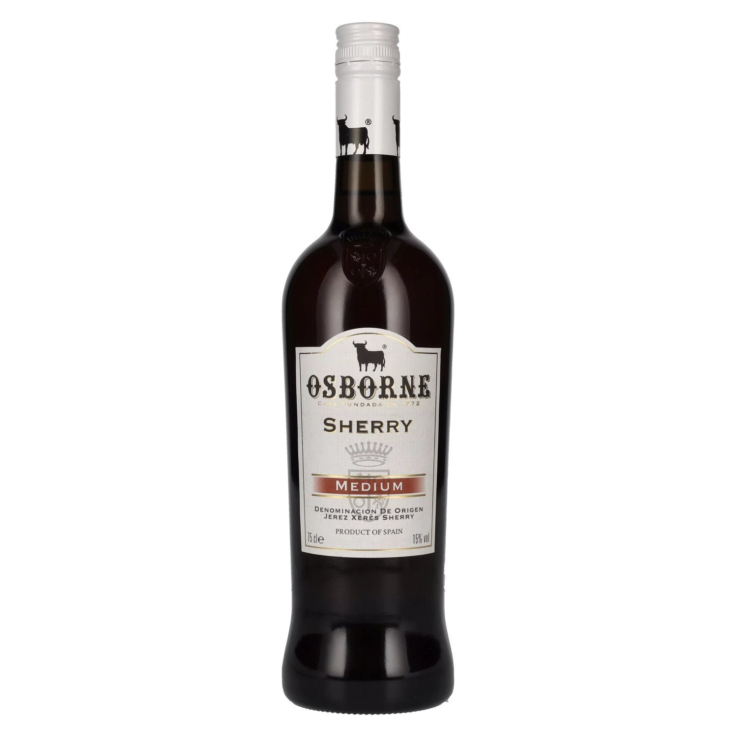 fcadbf086a60eb7b545faf85df3ee672742da1b34d55a7167801e1e98eff01ff.jpg Osborne Sherry Medium 15% Vol. 0,75l - Image 1