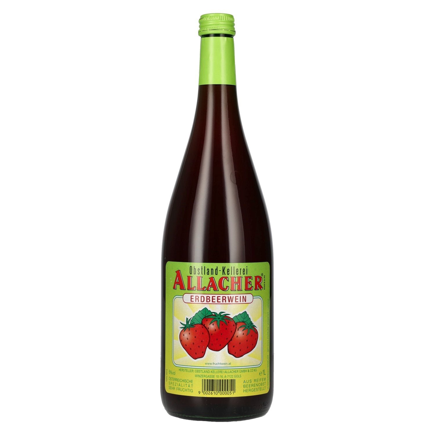 fd75ba68f659f074bc7eeacb7967f549ea5b128afdaf0e8ef8d3cf2e26d5465c-1.jpg Allacher Strawberry Wine 6% Vol. 1l - Image 1