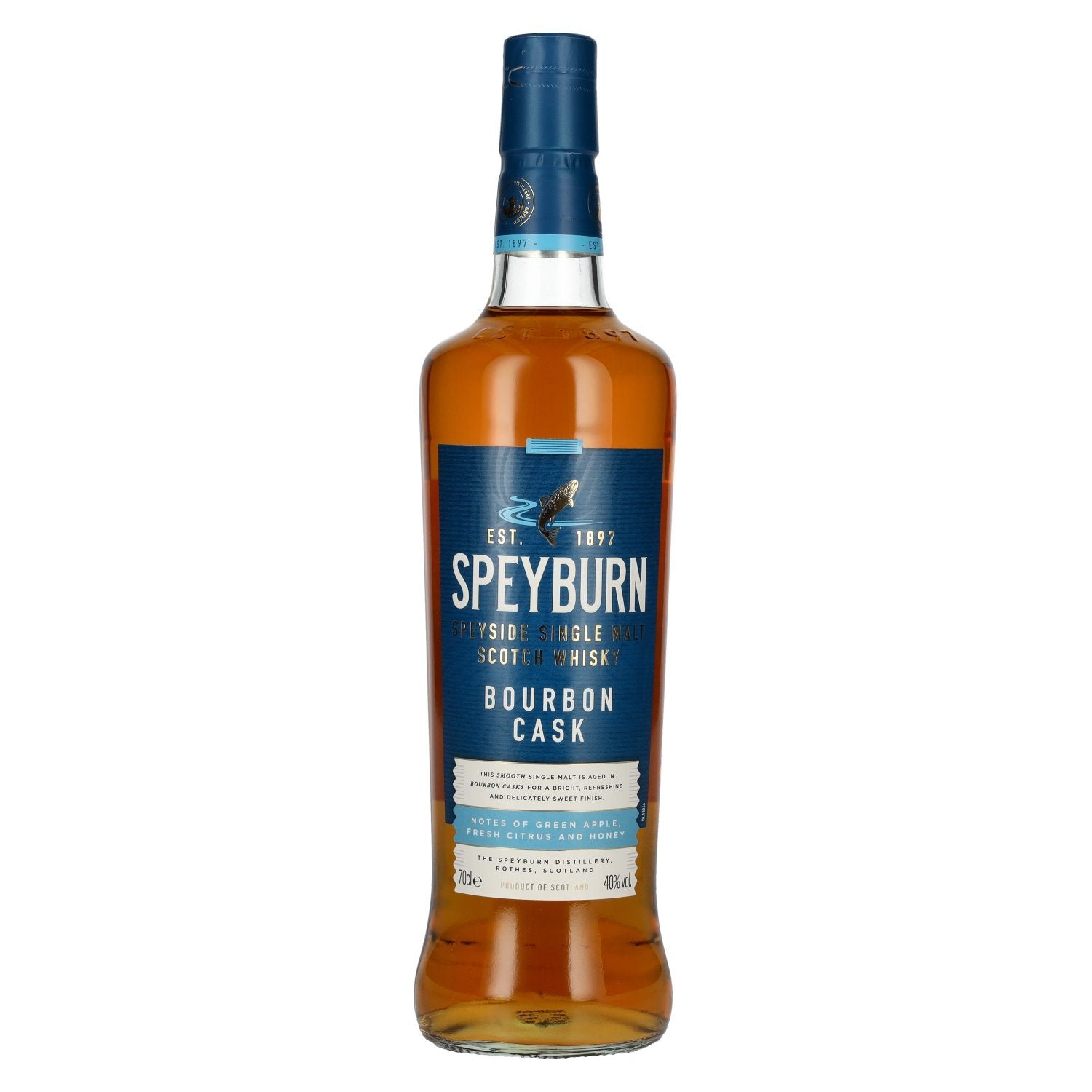 ff226a07cba8658a7c52a86f33cdb68416a3b4d0892b7b6815ae7f19569d1436.jpg Speyburn Bourbon Cask Speyside Single Malt Scotch Whisky 40% Vol. 0,7l - Image 1