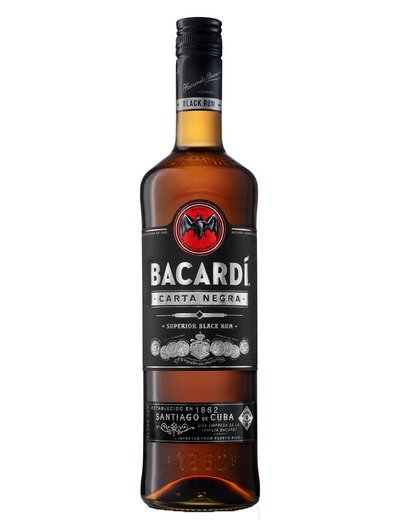 heinemann-5864-1.jpg Bacardi Carta Negra Rum 40% 1L - Image 1